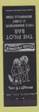 Matchbook Cover - Pilot Bar Brownsville TX