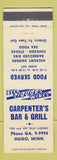 Matchbook Cover - Carpenter's Bar Grill Hugo MN