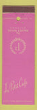 Matchbook Cover - Palmer House Chicago IL Le Petit Cafe