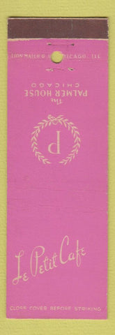 Matchbook Cover - Palmer House Chicago IL Le Petit Cafe