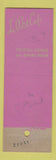 Matchbook Cover - Palmer House Chicago IL Le Petit Cafe