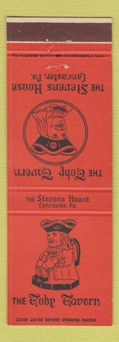 Matchbook Cover - Toby Tavern Stevens House Lancaster PA