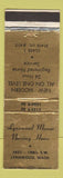 Matchbook Cover - Lynnwood Manor Nursing Home Lynnwood WA