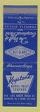 Matchbook Cover - Keystone Burial Vault Scranton PA