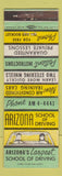 Matchbook Cover - Arizona Driving School Phoenix Mesa Tempe AZ