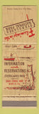 Matchbook Cover - Flamingo Everglades National Park FL Miami