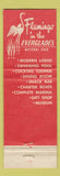 Matchbook Cover - Flamingo Everglades National Park FL Miami