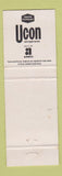 Matchbook Cover - Ucon Brand Refrigerants Ansul