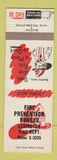 Matchbook Cover - Fire Prevention Bureau Lexington MA?