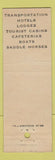 Matchbook Cover - Yellowstone Park Company