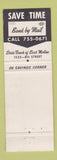 Matchbook Cover - Loren Keefer State Bank East Moline IL