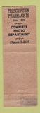 Matchbook Cover - Ace Drug Company San Diego CA