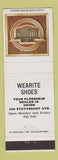Matchbook Cover - Florsheim Shoes Wearite