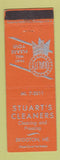 Matchbook Cover - Stuart's Cleaners Bridgton ME