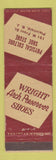 Matchbook Cover - Wright Shoes Physical Culture Store Plainfield NJ