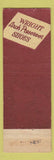 Matchbook Cover - Wright Shoes Physical Culture Store Plainfield NJ