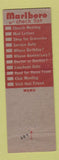 Matchbook Cover - Marlboro Men's Clothes Brock's Burlington NC