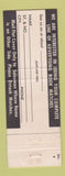 Matchbook Cover - Kurt Freier Superior Match Brownsville TX