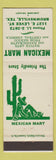 Matchbook Cover - Mexican Mart Brownsville TX crafts