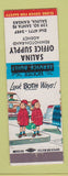 Matchbook Cover - Salina Office Supply Remington Rand Salina KS