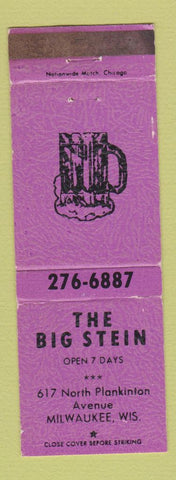 Matchbook Cover - The Big Stein Milwaukee WI WEAR