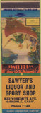 Matchbook Cover - Marietti Nichols Santa Cruz CA Hertz S and H Green Stamps