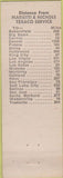Matchbook Cover - Marietti Nichols Santa Cruz CA Hertz S and H Green Stamps