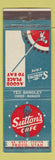 Matchbook Cover - Sutton's Cafe Provo UT