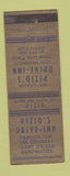 Matchbook Cover - Pizio's Drive Inn