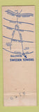 Matchbook Cover - Sweden Towers Smorgasbord Restaurant Baldwin LI NY WEAR