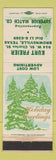 Matchbook Cover - Kurt Freier Superior Match Brownsville TX Christmas