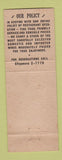 Matchbook Cover - Monty's Steak House Pasadena CA
