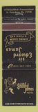 Matchbook Cover - Sir Edward James Hotel St Petersburg FL WEAR