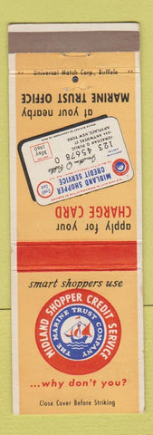 Matchbook Cover - Midland Shopper Credit Service Marine Trust Buffalo?
