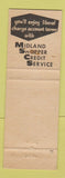 Matchbook Cover - Midland Shopper Credit Service Marine Trust Buffalo?