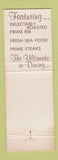 Matchbook Cover - Old Towne Restaurant Lounge Parma Heights OH