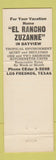 Matchbook Cover - Bayview Fruit Growers Los Fresnos TX Keillor Lumber PURPLE