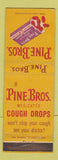 Matchbook Cover - Pine Bros Cough Drops