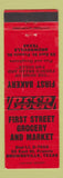 Matchbook Cover - First Street Grocery Market Bakery Brownsville TX