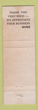 Matchbook Cover - Duke's Lounge Hollywood FL pinup