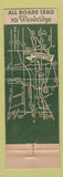 Matchbook Cover - Woodridge Golf Club Lisle IL