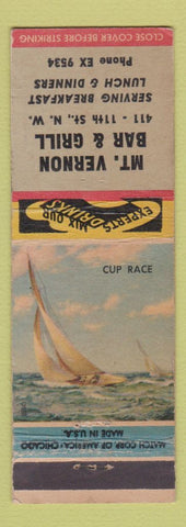 Matchbook Cover - Mount Vernon Bar Grill