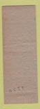 Matchbook Cover - Mount Vernon Bar Grill