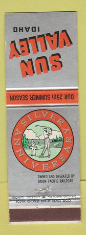 Matchbook Cover - Sun Valley ID Union Pacific Railroad 25th