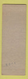 Matchbook Cover - Silver Fox Restaurant Washington DC
