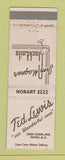 Matchbook Cover - Ted Lewis Restaurant Washington DC Jim Magner