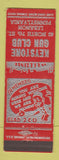 Matchbook Cover - Keystone Gun Club Lebanon PA RED