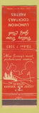 Matchbook Cover - Valley View Golf Club Hanover NJ