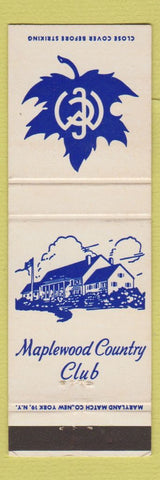 Matchbook Cover - Maplewood Country Club