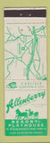 Matchbook Cover - Allenberry Resort Playhouse Boiling Springs PA